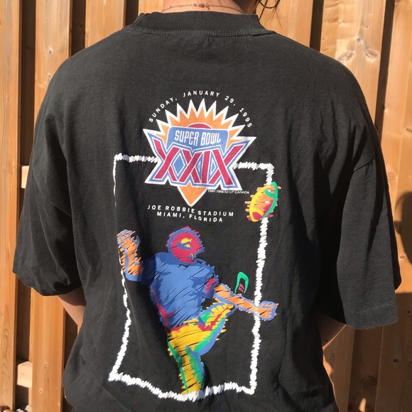 Vintage 1995 Super Bowl Tee - Picture 2 of 2